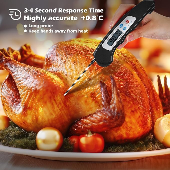 Xuhal 12 Pcs Digital Meat Thermometer