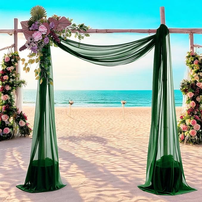 MDS Halloween Chiffon Draping Fabric - 2 Panel, 30" Wide x 40ft Long - S...