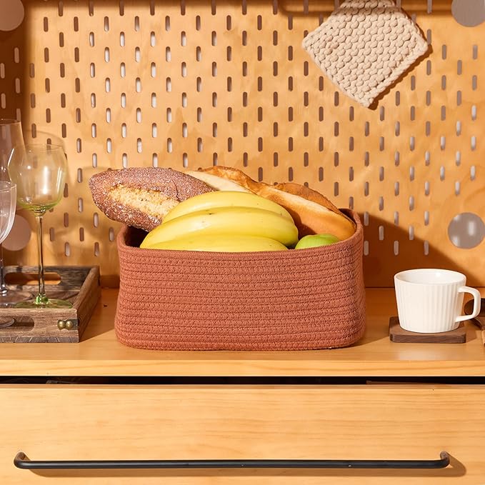 MiniArk Small Storage Baskets for Organizing | Closet Organizer Bins | Shelf - Image 5