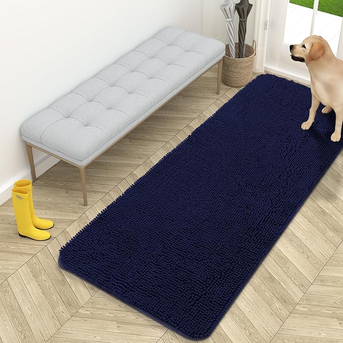 OLANLY Dog Door Mat for Muddy Paws 59x24, Absorbs Moisture and Dirt, Absorbent by OLANLY