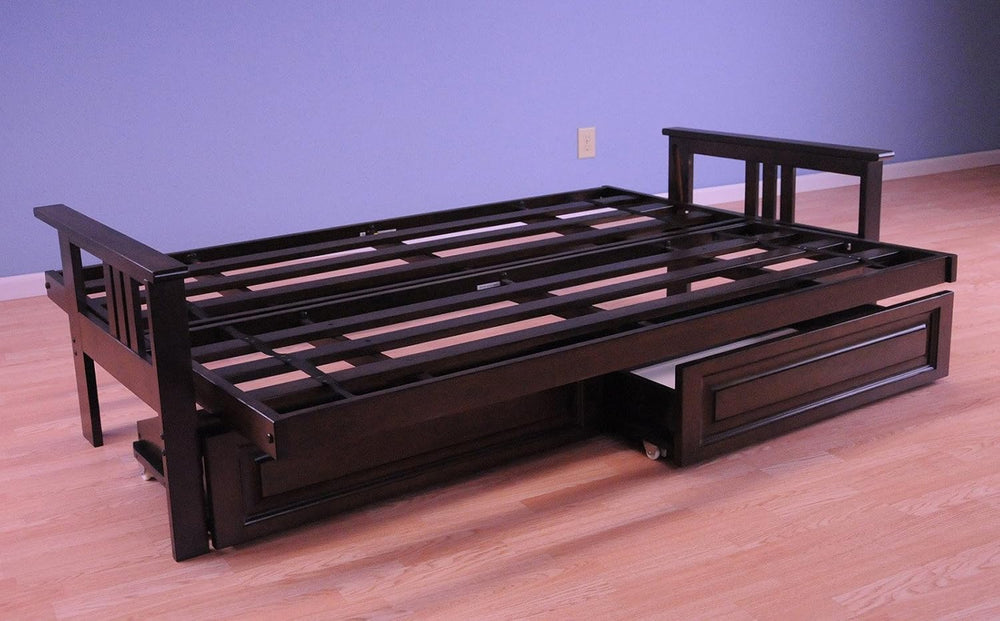 Kodiak Furniture Full Monterey Wood Futon Frame | Espresso