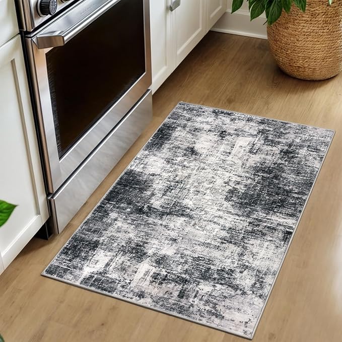 IOHOUZE Small Abstract Area Rug 2x3 Ft Entryway Rugs Washable Door Mat Indoor - Image 8