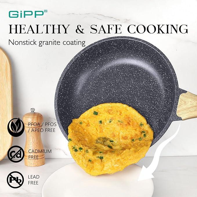 GiPP Ceramic Pots and Pans Set Non Stick - Image 2