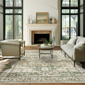 9x12 Area Rugs for Living Room, Non Slip Machine Washable Vintage Rugs by Soalmost