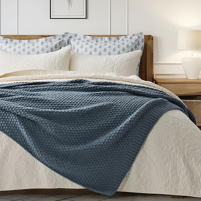 EVERGRACEHOME Chunky Chenille Knit Throw Blanket - Image 6