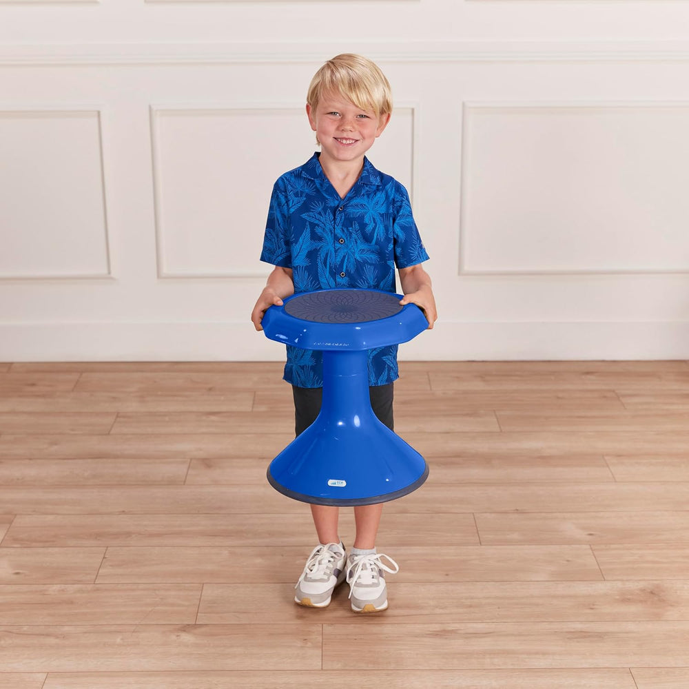 ECR4Kids ACE Active Core Engagement Wobble Stool, 15-Inch Seat Height, Flexib...