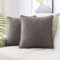 HPUK Linen Throw Pillow Covers Pack of 2, 20x20 Inch Accent Cushion Covers by HPUK