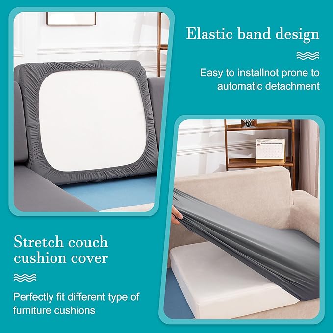 14Pcs Stretch Patio Cushion Covers, Outdoor Couch Covers Replacement, Outdoor - Image 5