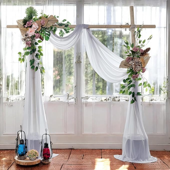 MDS Halloween Chiffon Draping Fabric - 2 Panel, 30" Wide x 40ft Long - S...