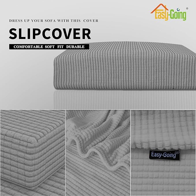 Easy-Going Stretch Loveseat Cushion Cover Sofa Cushion Furniture Protector Sofa - Image 3