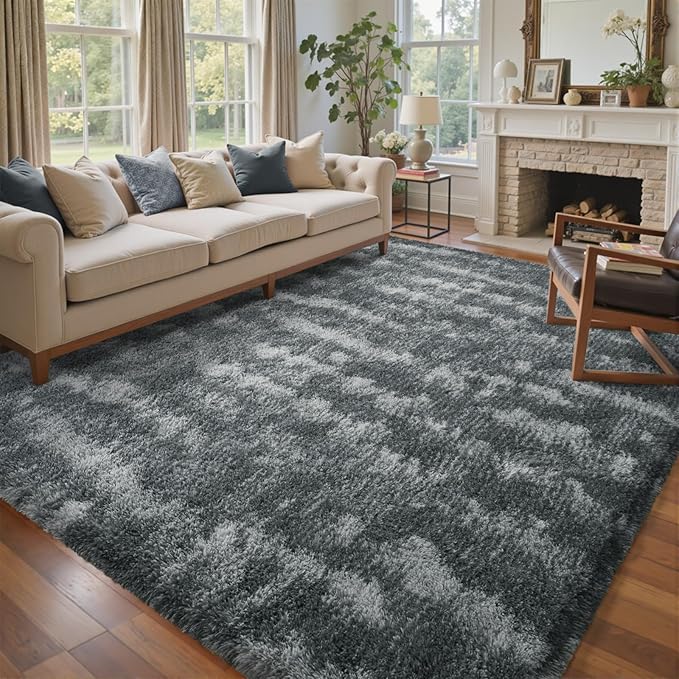 9x12 Ft Extra Large Shag Rugs for Living Room, Ultra Soft Fluffy Furry Area - Image 8