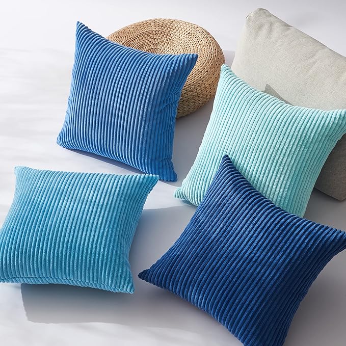 Topfinel Euro Shams Decorative Throw Pillow Covers 26x26 Inch Set of 4 - Image 4