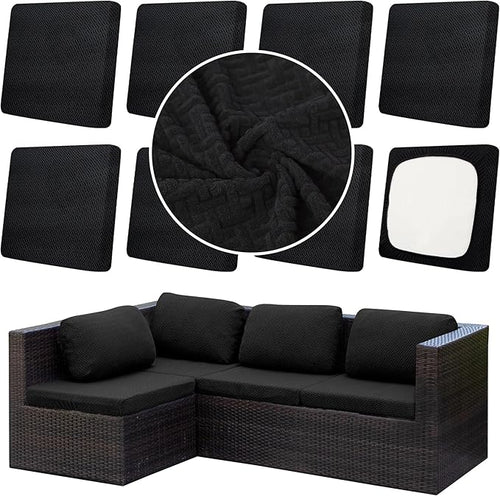 8Pcs Outdoor Cushion Covers, Patio Cushion Covers, Stretch Elastic Slipcovers by dreahoteztil