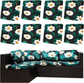 8Pcs Outdoor Cushion Covers, Patio Cushion Covers, Stretch Elastic Slipcovers by dreahoteztil