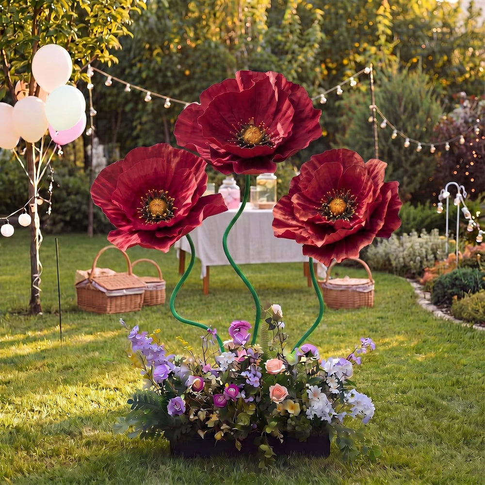 3 PCS 5ft Giant Artificial Flower for Wedding & Birthday Party