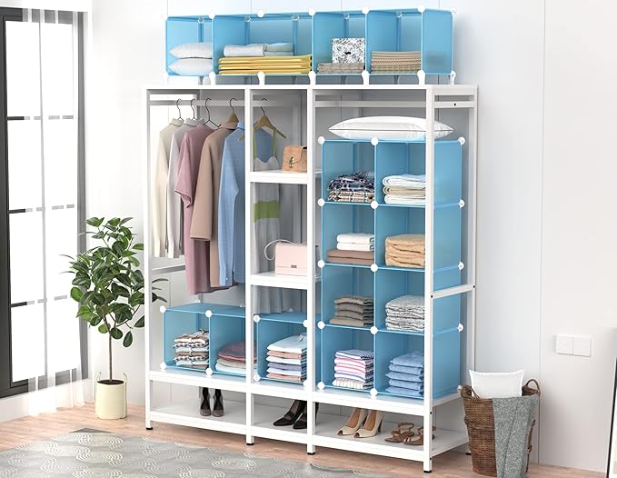 HOMIDEC Closet Organizer, 12-Cube Closet Organizers and Storage, Cube Storage