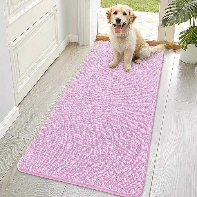 OLANLY Dog Door Mat for Muddy Paws 70x35, Absorbs Moisture and Dirt, Absorbent by OLANLY