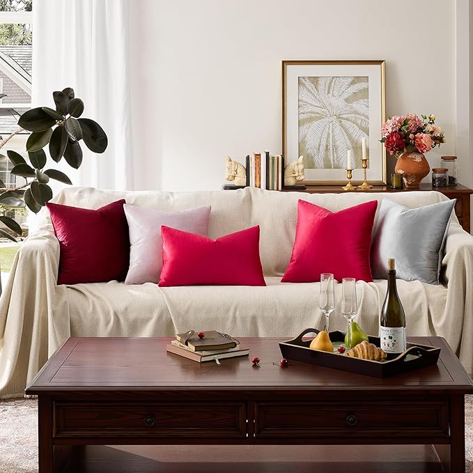 GIGIZAZA Decorative Couch Throw Pillow Covers, Pillow Cases Velvet Pillow Covers - Image 7