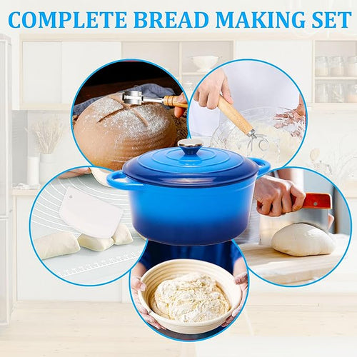 5QT Enameled Cast Iron Bread Oven - Image 2