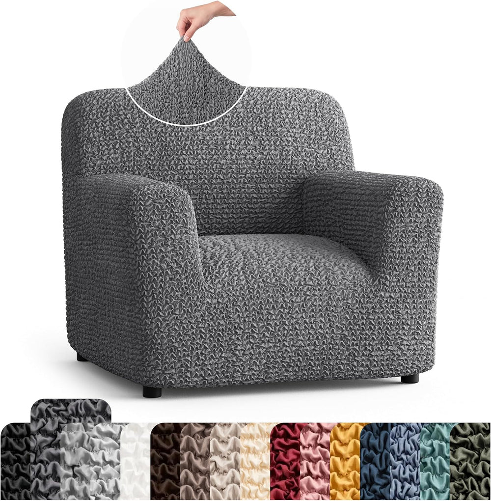 PAULATO Premium Stretch Couch Covers for Sofa - Sofa Chair Cover Washable, Do...