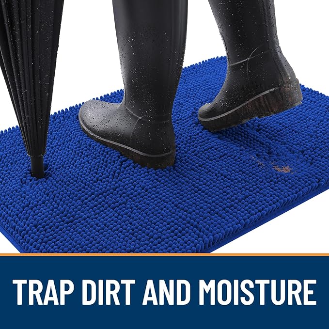 OLANLY Dog Door Mat for Muddy Paws 36x24, Absorbs Moisture and Dirt, Absorbent - Image 2