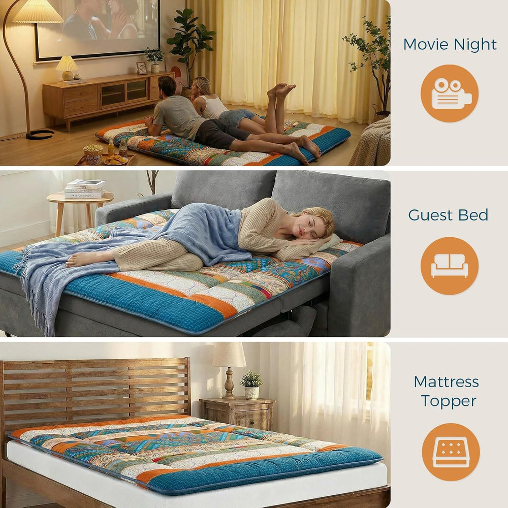 XICIKIN 2.5" Japanese Floor Mattress, Japanese Futon Mattress