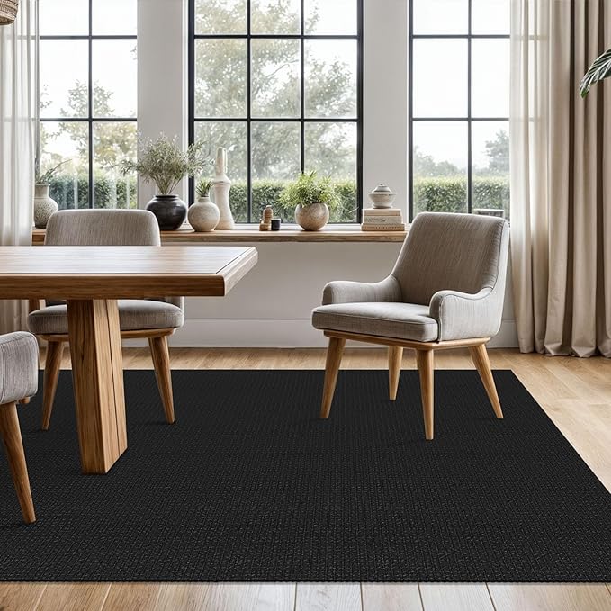 KOZYFLY Washable Area Rug 5x7 ft Rubber Backed Non Slip Rugs - Image 2