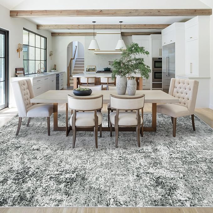XLUEZ 8x10 Area Rugs for Living Room, Washable Modern Abstract Large Area Rug - Image 6