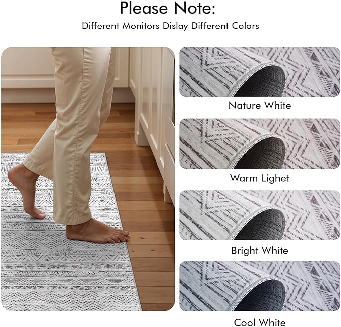3x7 Washable Hallway Runner Rug - Image 4