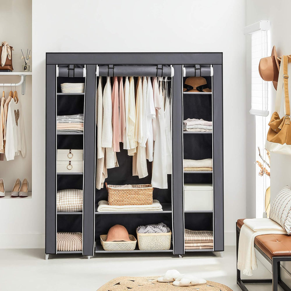 SONGMICS Closet Wardrobe, Portable Closet, Clothes Storage Organizer