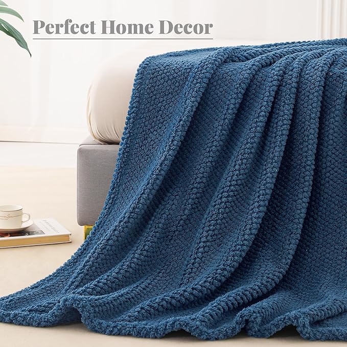 Whale Flotilla Queen Size Fuzzy Fleece Blanket - Image 7
