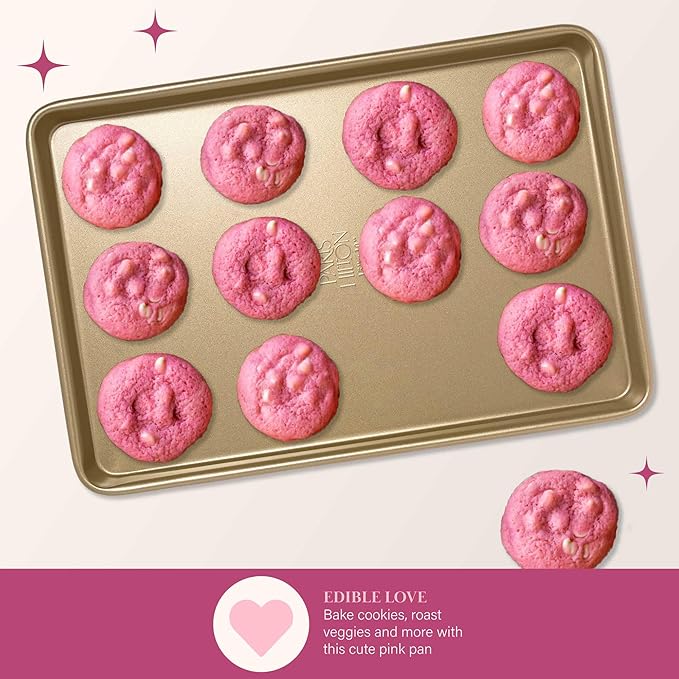 Paris Hilton Nonstick Carbon Steel Bakeware Collection, 15-Inch x 10-Inch - Image 4