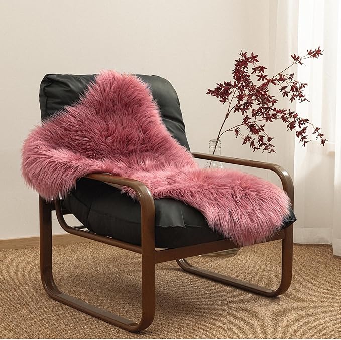 Ashler Faux Fur Area Rug - Image 2