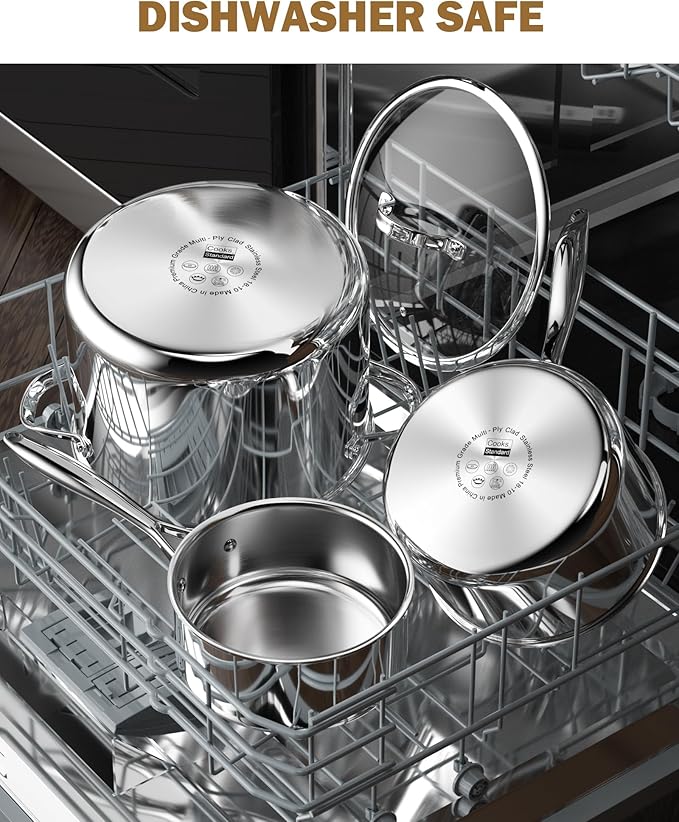 Cooks Standard Stainless Steel Saucepan - Image 8