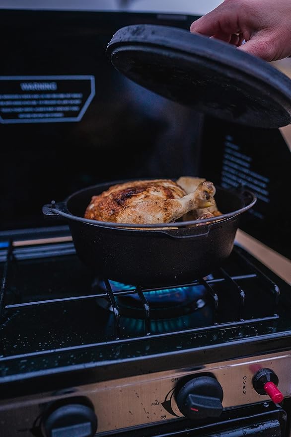 Stansport Pre-Seasoned Cast Iron Dutch Oven - Image 5