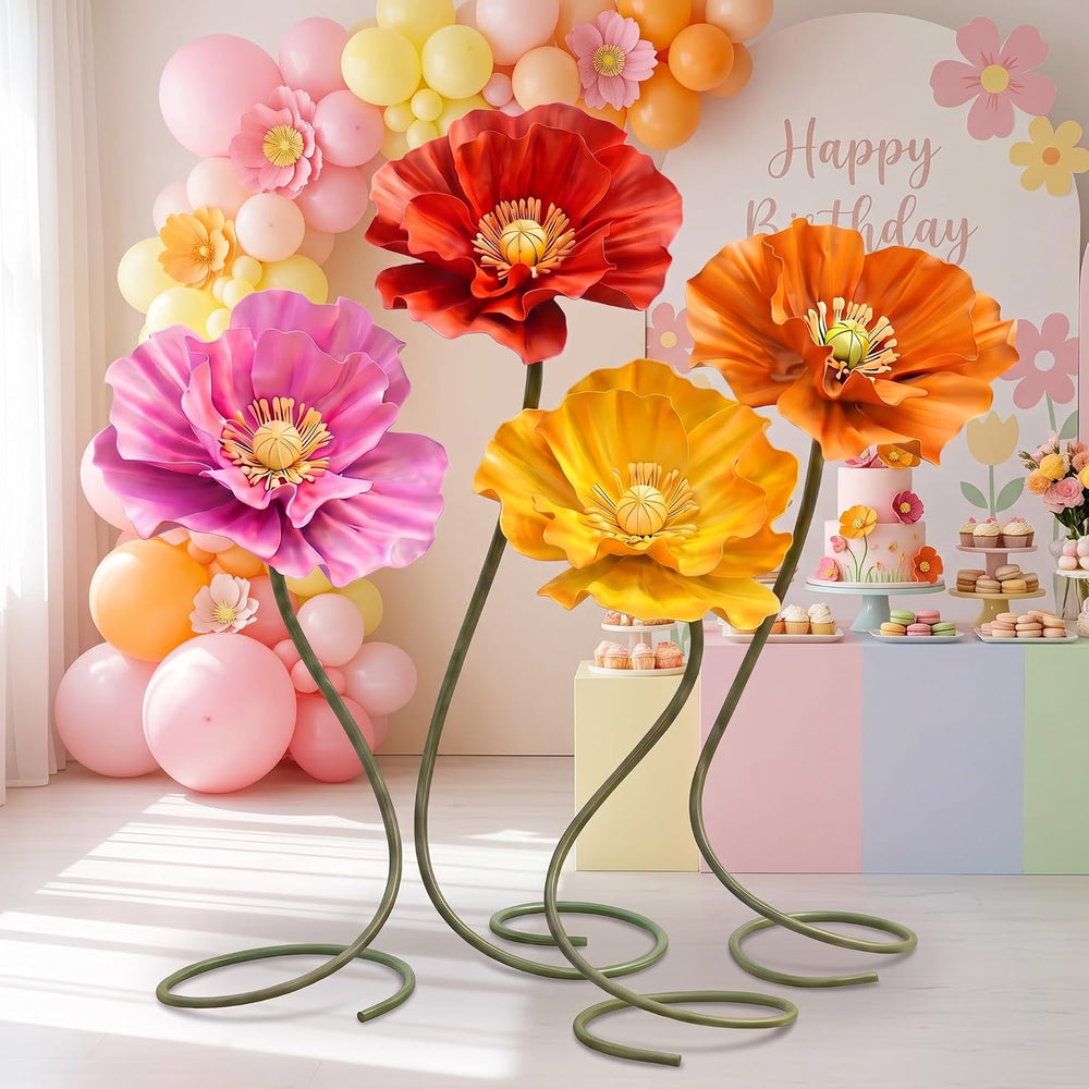 4 PCS 5ft Giant Artificial Flower for Wedding & Birthday Party
