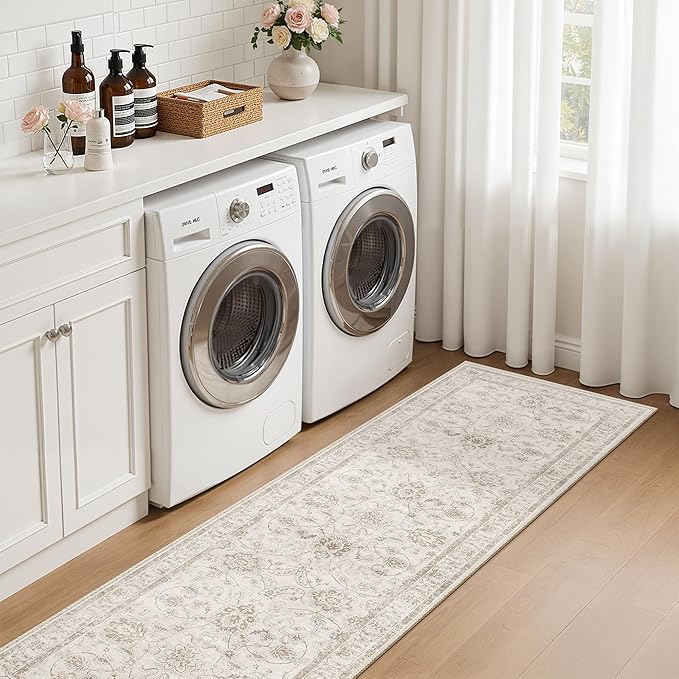 Madane Runner Rug 2x8 for Hallway, Kitchen Non-Slip Runner Rug - Image 9