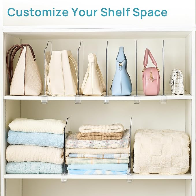 Vtopmart 4 Pack 12in Height Shelf Dividers - Image 6