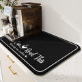 Coffee Bar Mat for Countertops 18inx24in, Absorbent Hide Stain Anti-Slip Cafe by Kuyig+Home