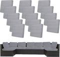 14Pcs Stretch Patio Cushion Covers, Outdoor Couch Covers Replacement, Outdoor by BIETYONE
