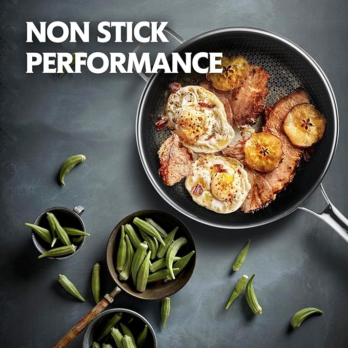 DOTCLAD 13 Inch Hybrid Stainless Steel Wok - Image 2