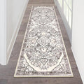 HEBE Hallway Runner Rug 2'x6' Washable Vintage Distressed Area Rugs Non Slip by HEBE