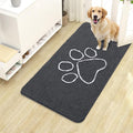 OLANLY Dog Door Mat for Muddy Paws 40x24, Paw Print Design, Absorbs Moisture by OLANLY