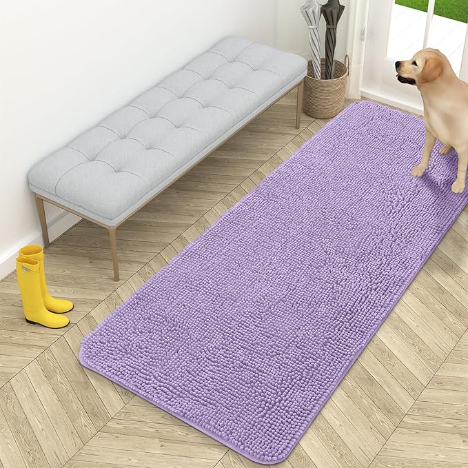 OLANLY Dog Door Mat for Muddy Paws 59x24, Absorbs Moisture and Dirt, Absorbent by OLANLY