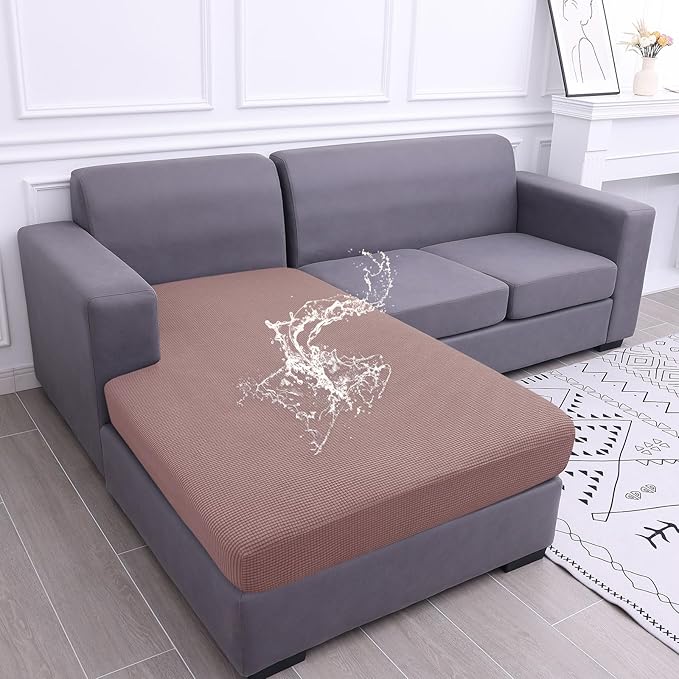 hyha Waterproof Sectional Couch Covers, Non Slip Sofa Couch Cushion Covers L by hyha