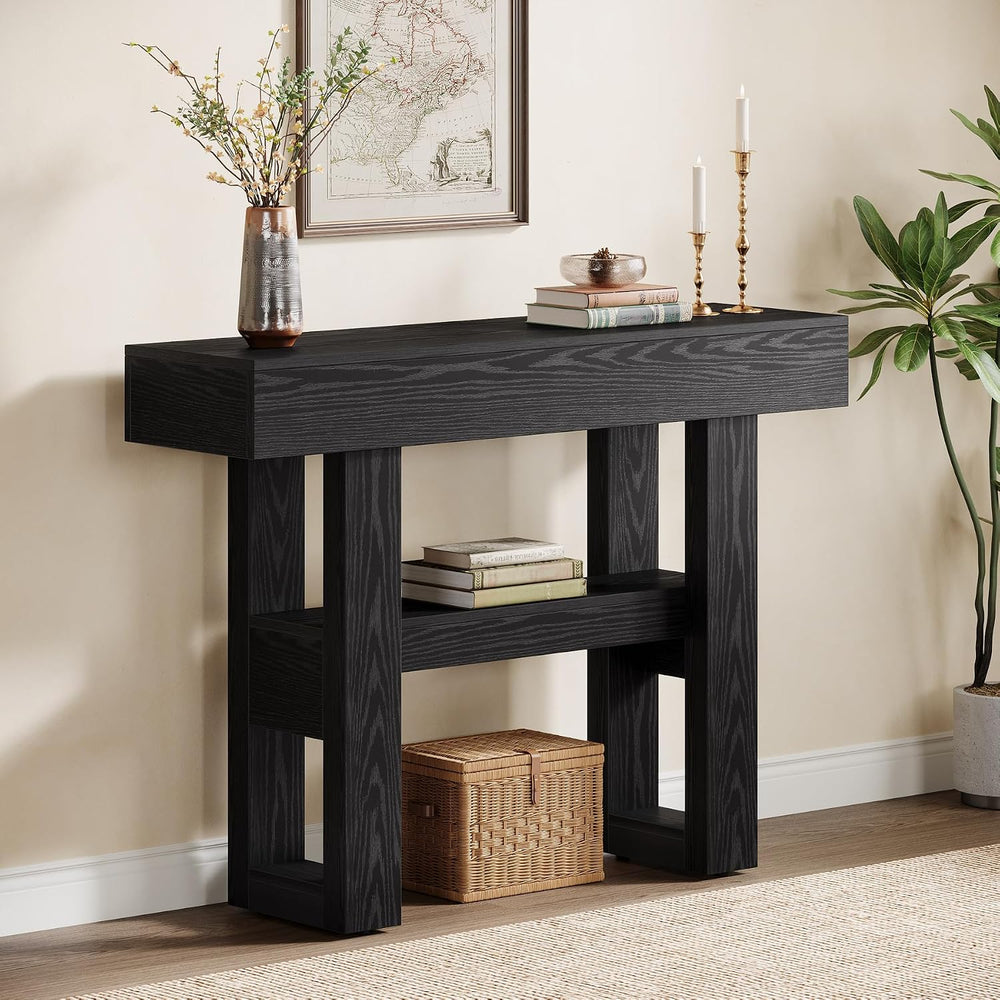 Tribesigns 41.34" Modern Console Table, Sofa Table Behind The Couch | 2-...