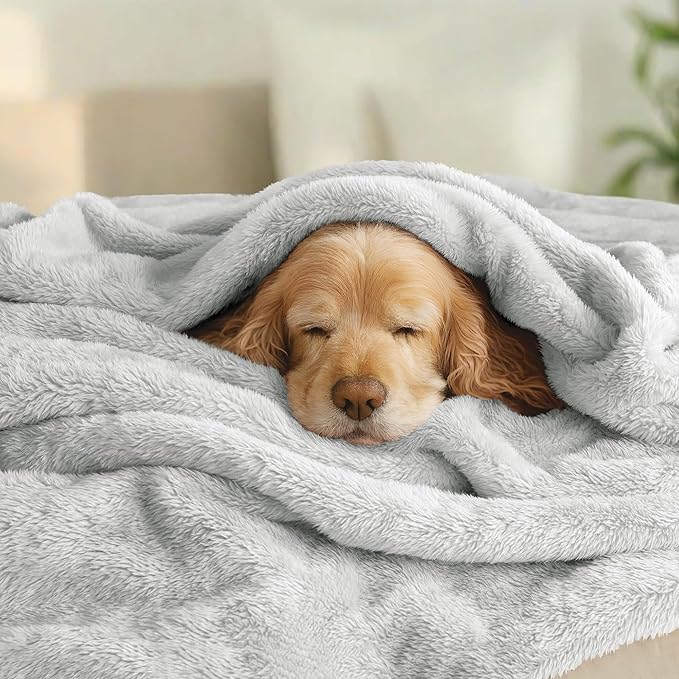 Exclusivo Mezcla Plush Fuzzy Fleece Bed Blanket Twin Size, Super Soft, Fluffy - Image 3