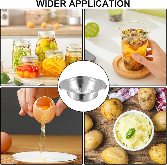 2 Pcs Metal Tuna Can Strainer - Image 7