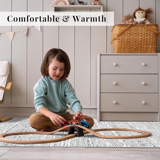 Moroccan Washable Hallway Runner Rug - Image 3