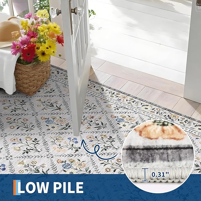 Large Area Rugs 10x13 Washable Rug - Image 5